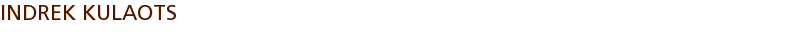 INDREK KULAOTS