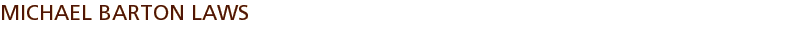 MICHAEL BARTON LAWS