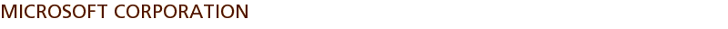 Microsoft Corporation